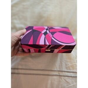 TARTE PRETTY PAINT BOX Empty COLLECTORS EDITION CASE Only Pink Purple Swirl
